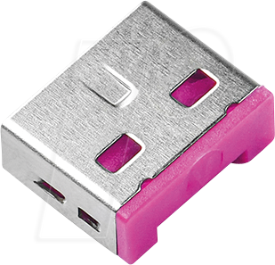 8809534692383 - SK UL03P1PK - Port Schloss USB Typ A 10 Stück pink