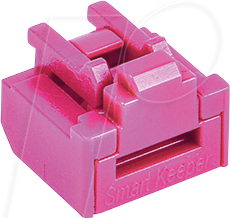 8809534692833 - SK NL03P1PK - Port Schloss RJ45 12 Stück pink