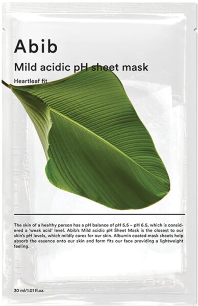 8809624725731 - Mild Acidic pH Sheet Mask Heartleaf Fit 1 Stk