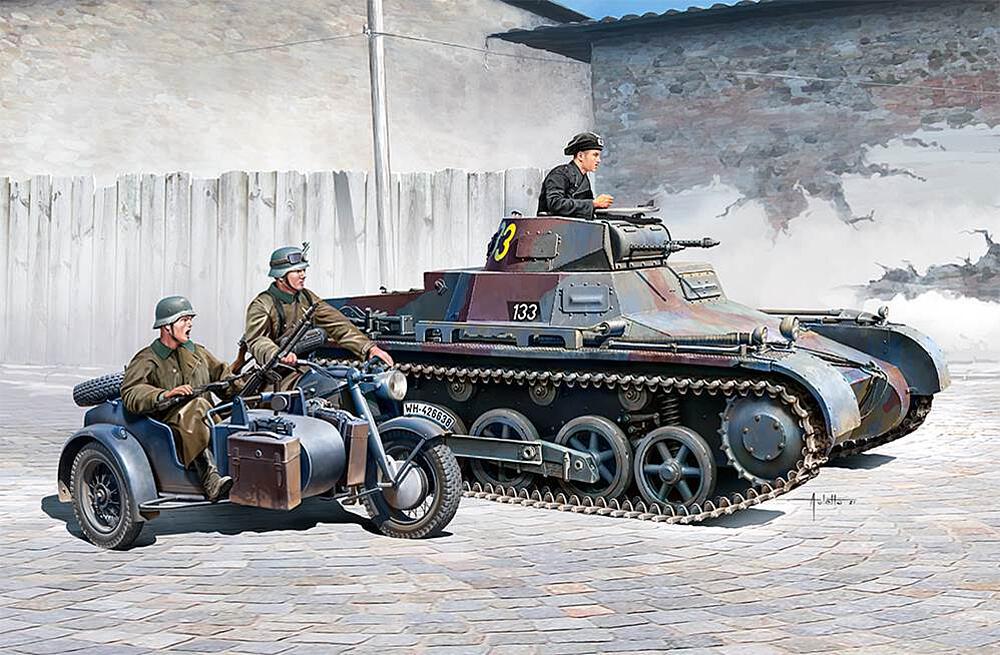 8809845381785 - Panzer I Ausf B & Motorrad