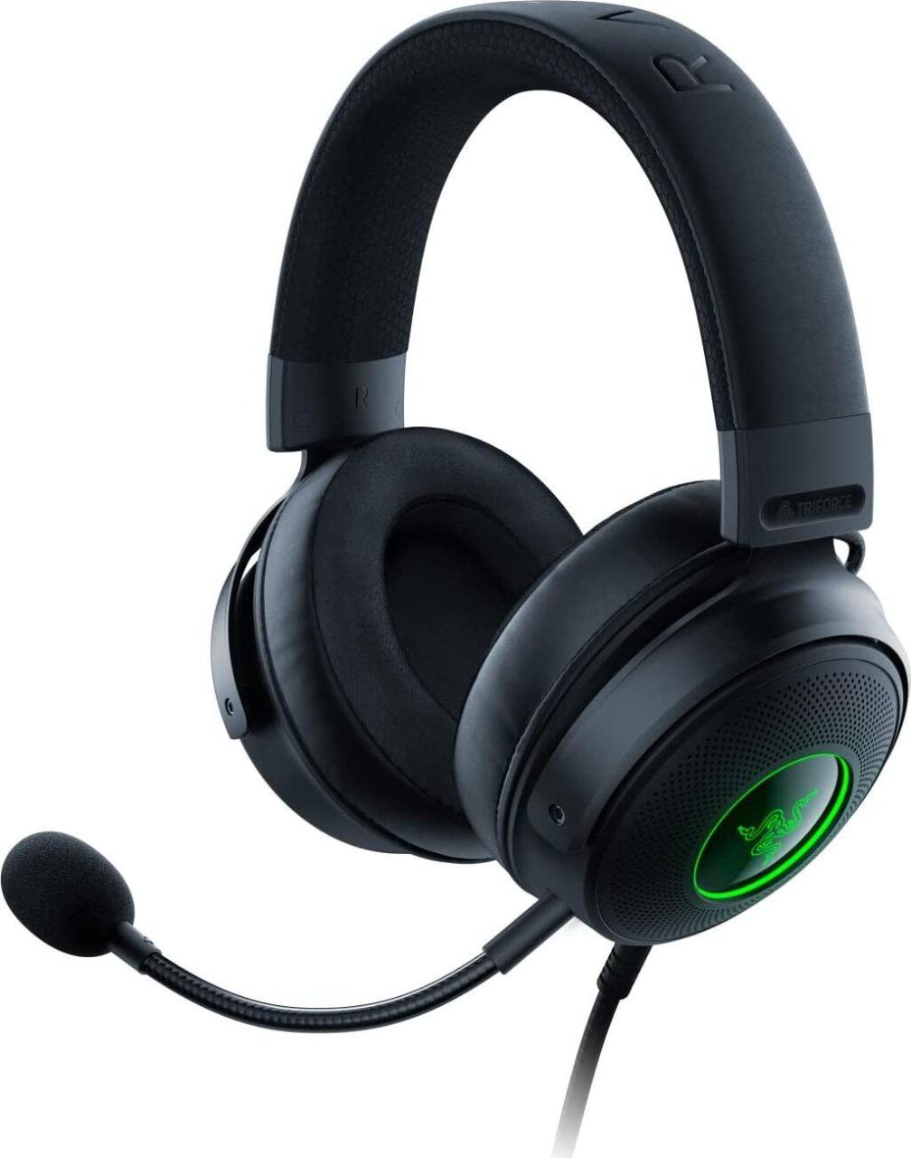 8886419378570 - RAZER Kraken V3 Gaming Over Ear Headset kabelgebunden Stereo Schwarz Mikrofon-Stummschaltung Lautstärkeregelung