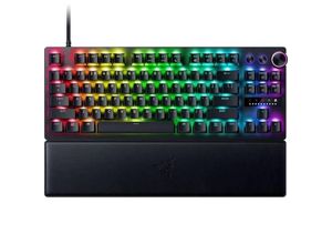 8887910073377 - RAZER Huntsman V3 Pro Tenkeyless Kabelgebunden Gaming-Tastatur Deutsch QWERTZ Schwarz Beleuchtet Handballenauflage