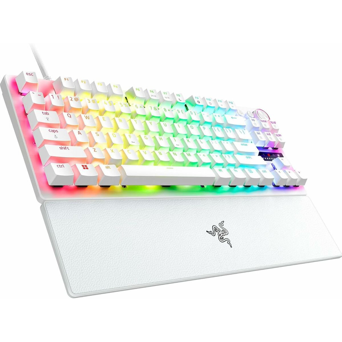 8887910073490 - Tastatur Huntsman V3 Pro Weiß Qwerty Spanisch