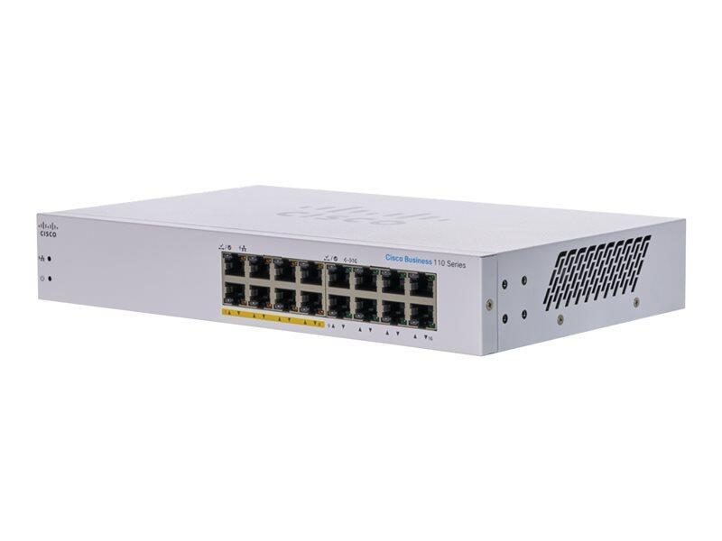 8897283265200 - 0 Switch Business 110-Series 16-Port 1GbE 64W PoE unmanaged