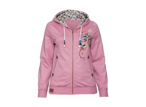 8901145428471 - Große Größen Sweatjacke mit Kapuze malve Gr48 50