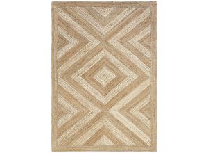 8901147225399 - Teppich HEINE HOME Teppiche Gr B L 70 cm x 140 cm 3 mm 1 St beige (natur) Esszimmerteppiche