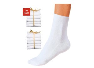 8902598094541 - Große Größen Basicsocken weiß Gr39