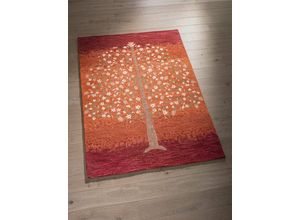 8902813006991 - Teppich HEINE HOME Teppiche Gr B L 60 cm x 90 cm 9 mm 1 St orange (terra) Schurwollteppiche