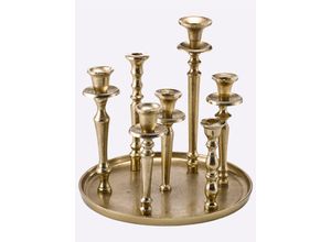 8903368997055 - Kerzenhalter HEINE HOME gold (goldfarben) H32cm Ø335cm Kerzenhalter