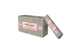 8904245400415 - Räucherstäbchen Satya Sai Baba White Sage 15gr