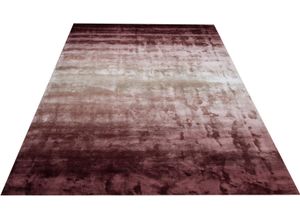 8904384601957 - Teppich HOME AFFAIRE Katalin Teppiche aus 100% Viskose Gr B L 240 cm x 320 cm 12 mm 1 St lila (mauve) Esszimmerteppiche Kurzflorteppich in Seiden-Optik mehrfarbig Wohnzimmer Esszimmer