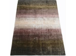 8904384606457 - Teppich HOME AFFAIRE Katalin handgewebt Teppiche aus 100% Viskose farblich changierend Gr B L 120 cm x 180 cm 10 mm 1 St braun Esszimmerteppiche