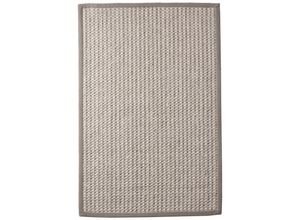 8906000750469 - Teppich HEINE HOME Teppiche Gr B L 60 cm x 90 cm 4 mm 1 St grau Schurwollteppiche