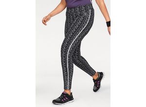 8940002031850 - Große Größen HIS Leggings schwarz bedruckt Gr40