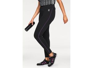 8940002031980 - Große Größen HIS Leggings schwarz-lila Gr48