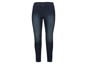 8941100845806 - Große Größen Jeggings mit Used-Effekten blue black Denim Gr25