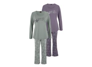 8961100214754 - Große Größen Pyjama pink-mint Gr40 42