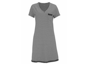 8961100221714 - Große Größen Nachthemd schwarz Gr52 54