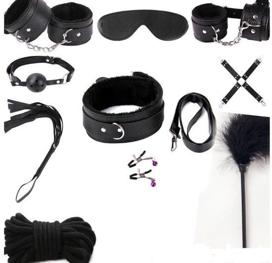 8967067458934 - XXL Bondage Set | Ultimate Bondage - BDSM Set |SM Set - Bondage Set | BDSM Toy Set 14 Teile