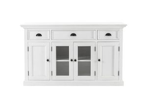 8994921002804 - Ebuy24 - Halifax Sideboard 4 Türen 3 Schubladen weiß - Weiß