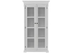 8994921004297 - Ebuy24 - Provence Vitrinenschrank 2 Glastüren weiß