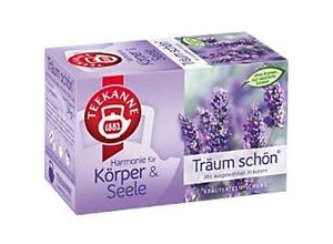 9001475049205 - TEEKANNE Harmonie für Körper & Seele Träum schön Koffeinfrei Tee Kamille Lavendel Melisse Minze Zitrone 20 Stück à 175 g