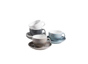 9001794785693 - Kaffeetassen-Set Porzellan Derby Blau Weiß Beige Grau 9001794785693 - Kaffeetassen-Set Porzellan Derby Blau Weiß Beige Grau