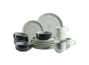 9001794800273 - Geschirr-Set Steingut Spicy Market 16 (Farbe Grün) 9001794800273 - Geschirr-Set Steingut Spicy Market 16 (Farbe Grün)
