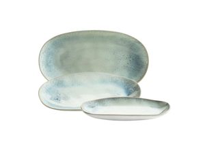 9001794854566 - Servierplatten-Set Steinzeug Frozen 3 (Farbe Grün)