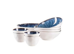 9001794867818 - Salatschüssel-Set Steinzeug FROZEN 9 (Farbe Blau)