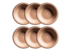 9001794871136 - Suppenteller-Set Steingut Lumaca (Farbe Beige)