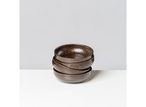 9001794894753 - Müslischale GIPFELSTÜCK Glockenklang Schüsseln Gr Ø 16 cm braun (braun bronze) Müslischalen Scandi-Style glänzende Reaktivglasur jedes Stück ein Unikat