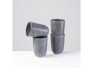 9001794973991 - Gipfelstück Kaffeebecher-Set Steinzeug MoosNStein (Farbe Grau)
