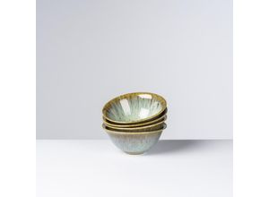 9001794974851 - Gipfelstück Schüssel-Set Steinzeug Flussufer (Farbe blau grün braun)