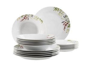 9001794975247 - Mäser Serie Herbal Garden Tellerset 18 teilig für 6 Personen