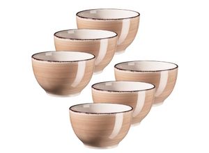 9001794999595 - Müslischalen-Set Steingut Lumaca (Farbe Beige)