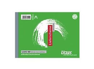 9002244705100 - Ursus Style Lieferscheinbuch LI642SD A6 quer 2x40 Blatt selbstdurchschreibend