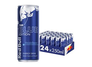 9002490252915 - Energy Drink Blue Edition Heidelbeere 025 Liter Dose 24er Pack