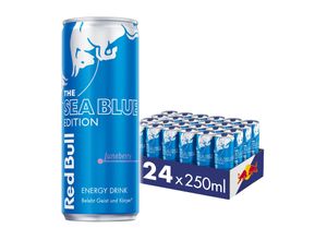 9002490261313 - Energy Drink Sea Blue Edition Juneberry 025 Liter Dose 24er Pack