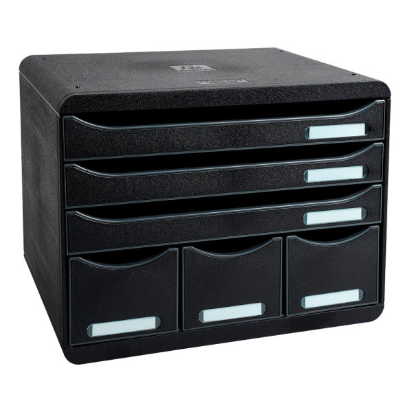 9002493423855 - Schubladenbox Store-Box 306714D schwarz schwarz 6 Schubladen geschlossen 9002493423855 306714D