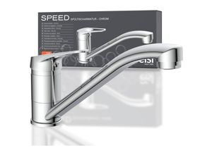 9002560679840 - Küchenarmatur speed 360° schwenkbarer Wasserhahn Küche Mischbatterie Küche Spültischarmatur in Chrom