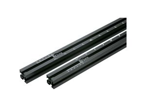 9002617275872 - Lochreihenlineal für minipress   pro-center links rechts Skala 0 bis 832 mm E6 C35 schwarz - Blum