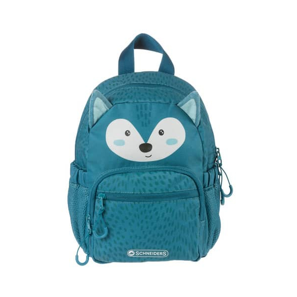 9002638227201 - SCHNEIDERS Kindergartenrucksack Wolf Kunstfaser petrol