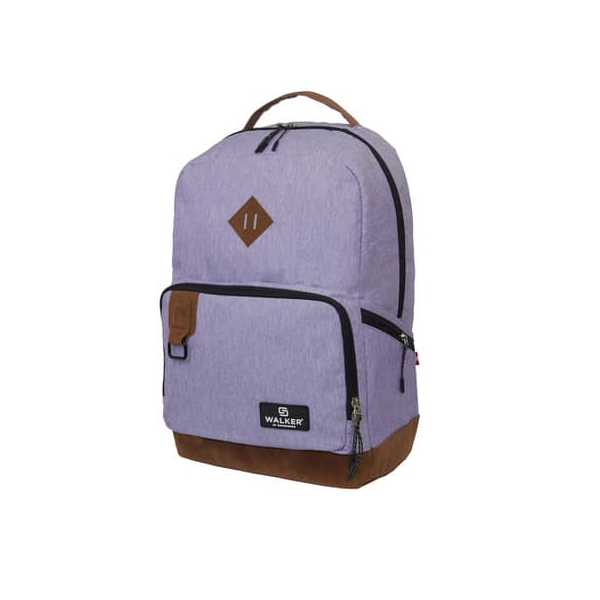 9002638235053 - WALKER Concept Rucksack Reißverschluss Laptopfach für Damen lila