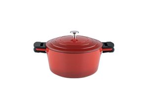 9002655014624 - Riess-kelomat - Kelomat Schmortopf Keramika Red mit Deckel Ø20 cm 27 Liter Induktion