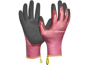 9002701017814 - Handschuh Dahlia rot schwarz Arbeitshandschuhe - Gebol