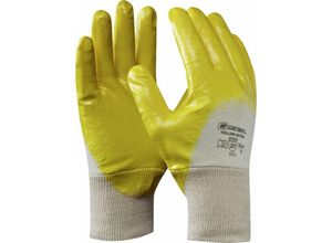 9002701951439 - Handschuh Yellow Nitril Gr 11 Arbeitshandschuh Gummihandschuh Ölabweisend - Gebol