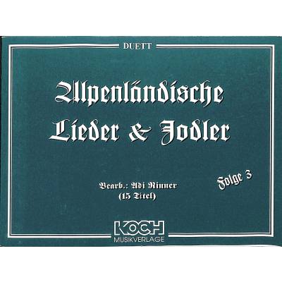 9002720224361 - Alpenländische Lieder + Jodler 3