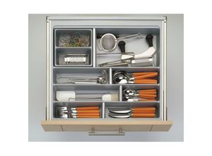 9002730433913 - Vasalat - Agoform Besteckeinsatz Scoop ii Set 474x416x59mm mit Trenner Kunststoff silber