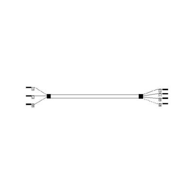 9002730460322 - Kabel Genius e für Tür- und Rahmenseite 3-adrig 12 m - KFV